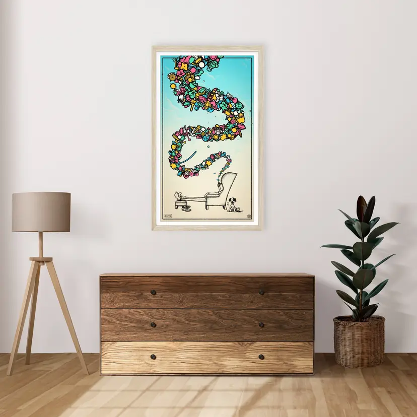 Ephemeral Embers ScreenPrint